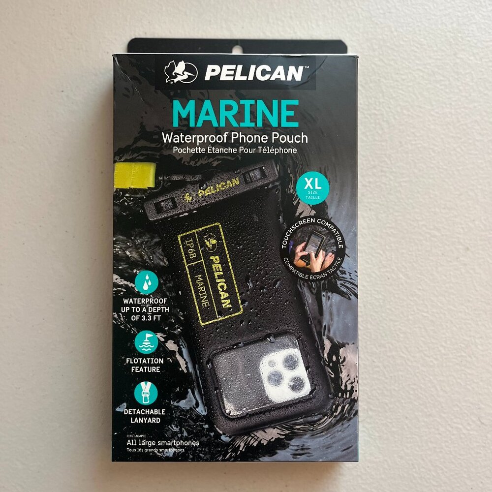 NEW Pelican Marine XL Waterproof Phone Pouch-IP68-Floating-Touchscreen